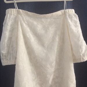 Lauren Ralph Lauren off the shoulder blouse.